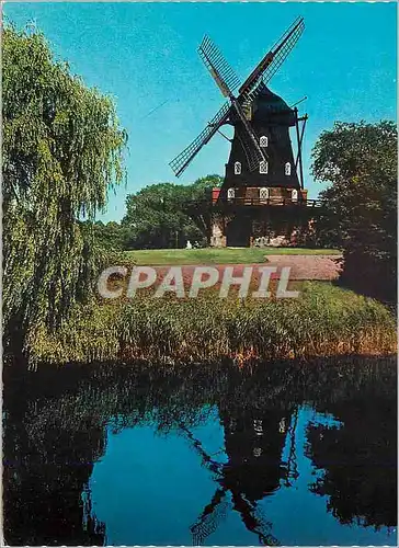 Cartes postales moderne Malmo Slottsmollan Moulin a vent