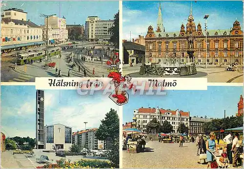 Cartes postales moderne Malmo Halsning