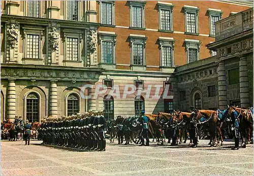 Cartes postales moderne Stockholm Vaktparaden Militaria