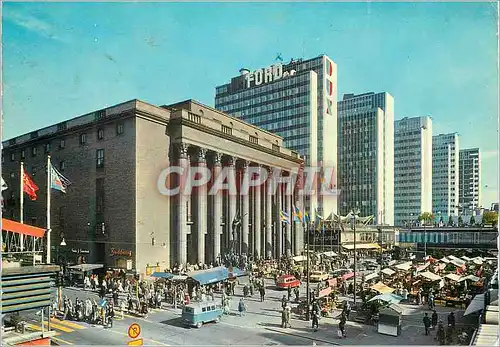 Cartes postales moderne Stockholm Konsertthusel och Hatorgs City