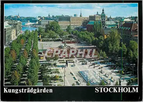 Cartes postales moderne Stockholm Kungstradgarden