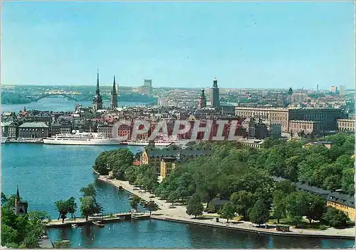 Cartes postales moderne Stockholm Utsikt mot Gamla Stan