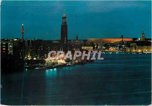 Cartes postales moderne Stockholm utsikt fran vasterbron