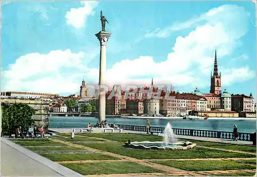 Cartes postales moderne Stockholm utsikt frab stadshustradgarden