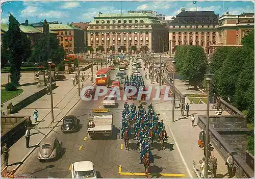 Cartes postales moderne Stockholm the north bridge and the royal guard