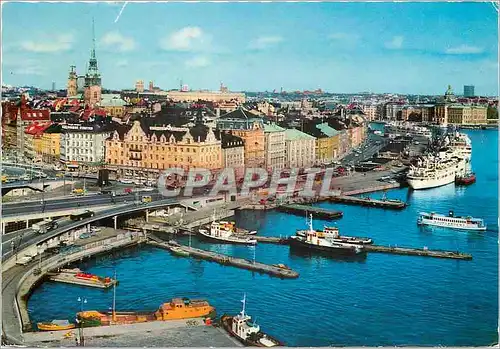 Cartes postales moderne Stockholm skeppsbron
