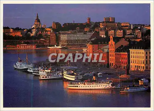 Cartes postales moderne Stockholm face au quartier sud de Stockholm