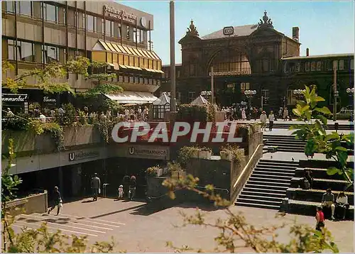 Moderne Karte Bonner loch mit hauptbahnhol