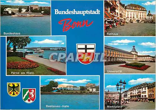 Cartes postales moderne Bundeshauptstadt Bonn