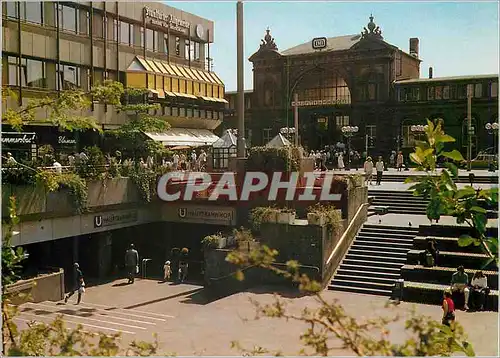 Moderne Karte Bundeshauptstadt Bonn bonner loch mit hauptbahnhol