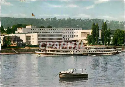 Moderne Karte Bonn bundeshaus rhein