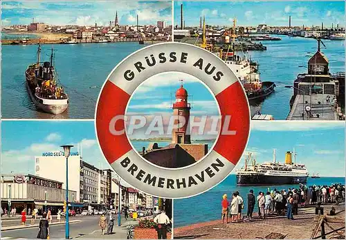 Cartes postales moderne Grusse aus bremerhaven