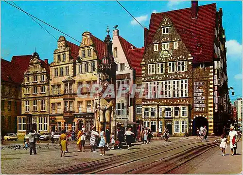 Cartes postales moderne Bremen am markt