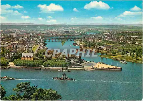 Cartes postales moderne Koblenz am Rhein deutsche eck