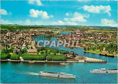 Cartes postales moderne Koblenz am Rhein deutsches eck