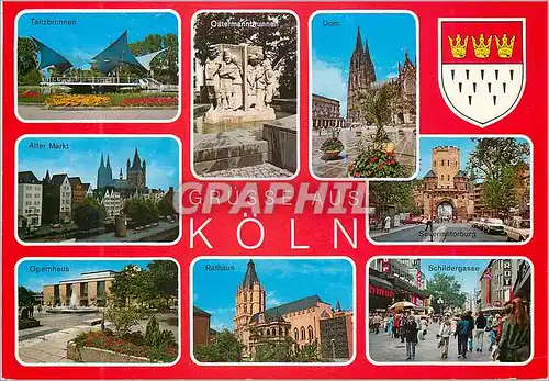 Cartes postales moderne Grusse aus Koln