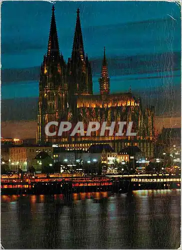 Moderne Karte Koln am Rhein Dom