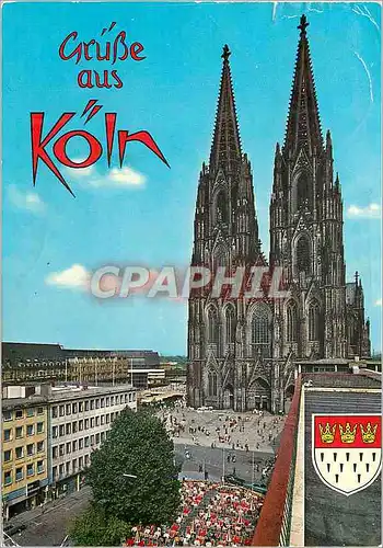 Moderne Karte Koln am Rhein Dom