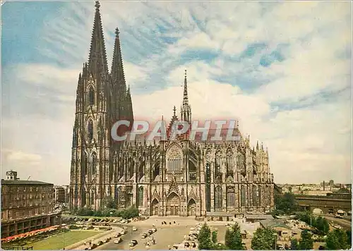 Cartes postales moderne Koln La cathedrale vue du sud
