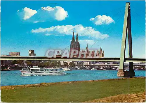 Moderne Karte Koln am Rhein