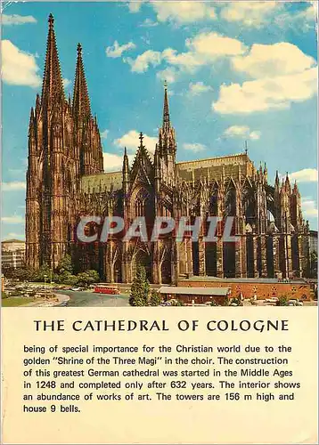 Cartes postales moderne Koln The Cathedral of Cologne