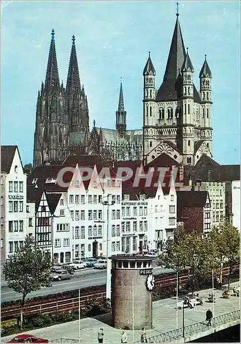 Moderne Karte Koln am Rhein