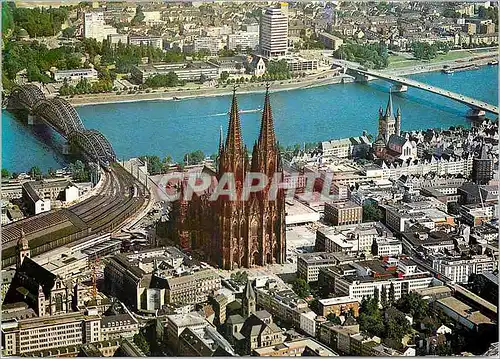 Moderne Karte Koln am Rhein