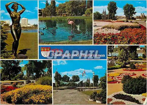 Cartes postales moderne Koln Rheinpark und Tanzbrunnen