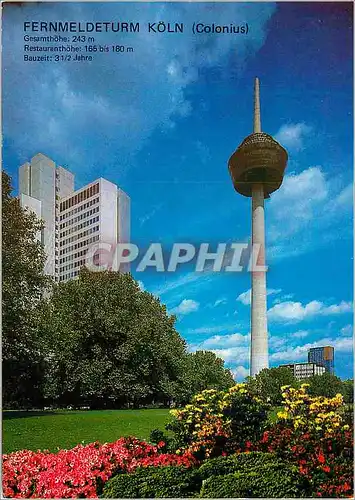 Cartes postales moderne Koln Fernmeldeturm