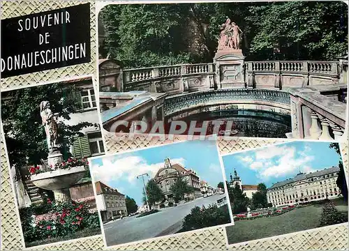 Moderne Karte Donaueschingen (Allemagne)