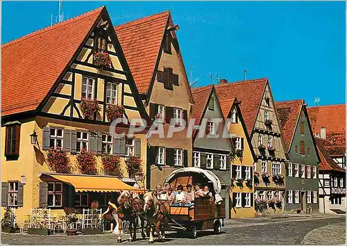 Cartes postales moderne Dinkelsbuhl die tausendjahrige Stadt Schmiedgasse