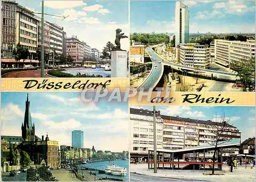 Cartes postales moderne Duesseldorf Konigsallee Ballwerferin Grone Jong