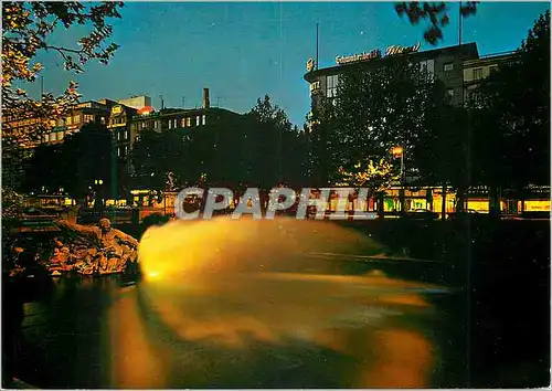 Cartes postales moderne Duesseldorf Konigsallee mit Tritonengruppe