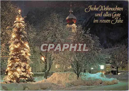 Cartes postales moderne Frohe Weihnachten und alles Gute im neue Fahr