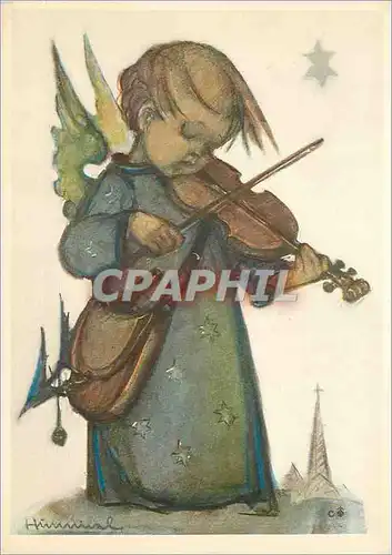 Cartes postales moderne Enfant Violon Ange