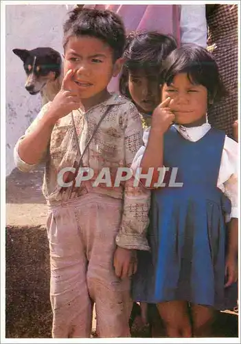 Cartes postales moderne Jung seln mit den Jungen Kirchen