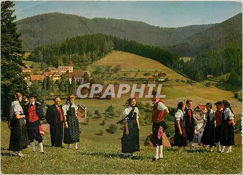 Cartes postales moderne Schwarzwald Black Forest Folklore