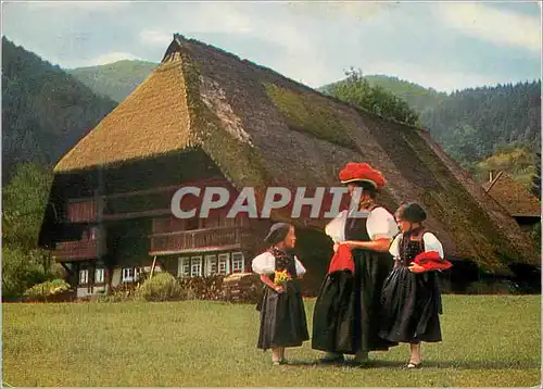 Moderne Karte Schwarzwald haus Folklore