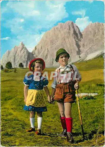 Cartes postales moderne Schwarzwald Enfants Folklore