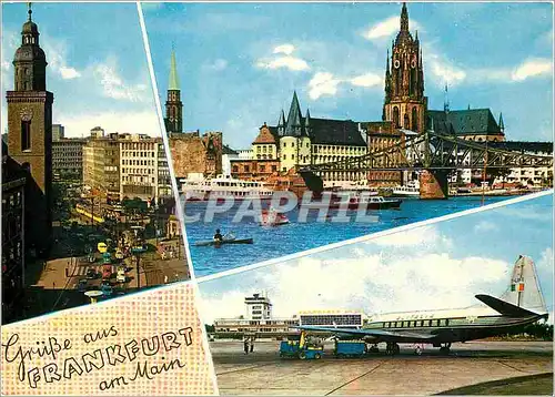 Cartes postales moderne Frankfurt Am Main Avion