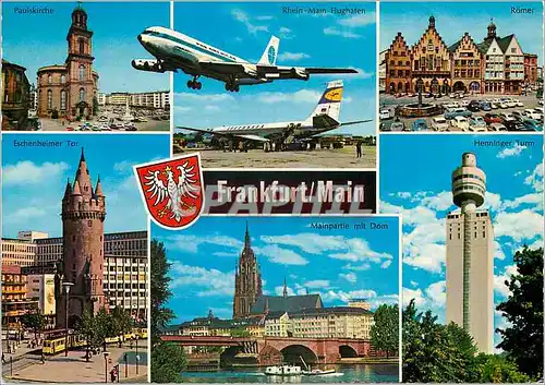 Cartes postales moderne Frankfurt Avion