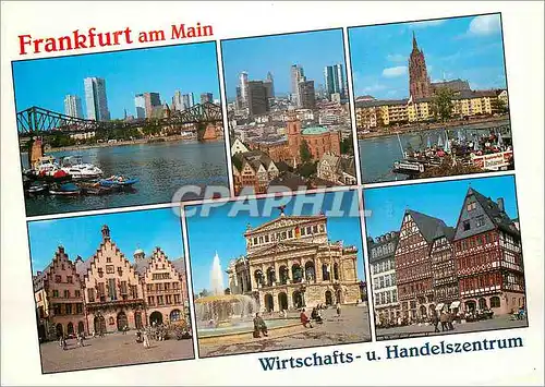 Moderne Karte Frankfurt Am Main