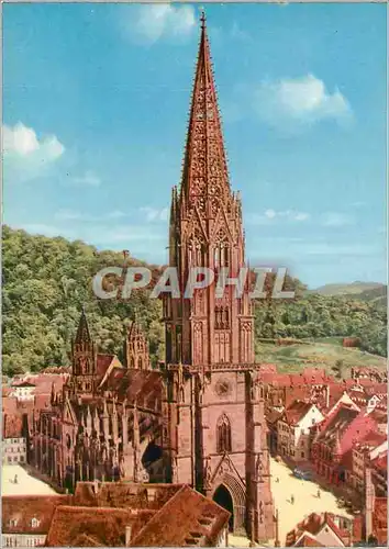 Moderne Karte Freiburg im Breisgau Munster