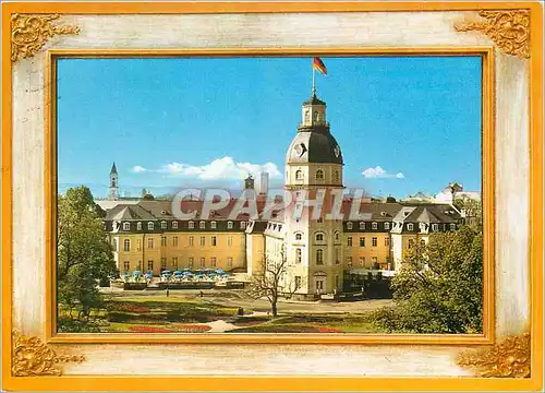 Moderne Karte Karlsruhe Schloss