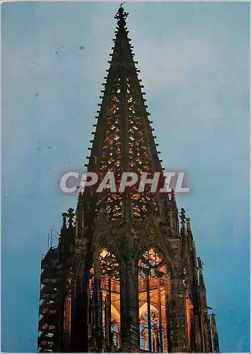 Cartes postales moderne Freiburg Clocher de la cathedrale