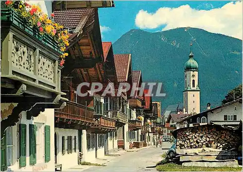 Moderne Karte Kurpark Garmisch Partenkirchen