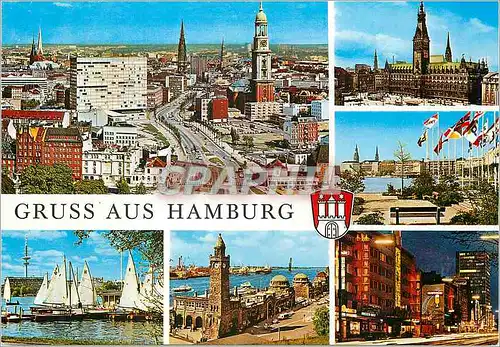 Cartes postales moderne Hamburg Gruss Aus