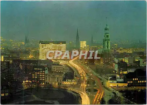 Moderne Karte Hamburg