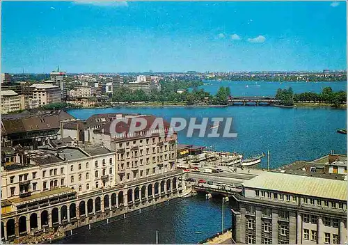 Cartes postales moderne Hamburg Die drei Alsterbacken