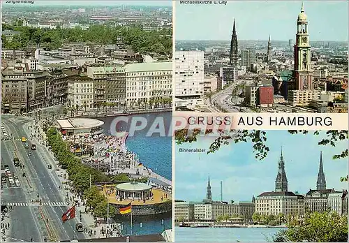 Moderne Karte Hamburg